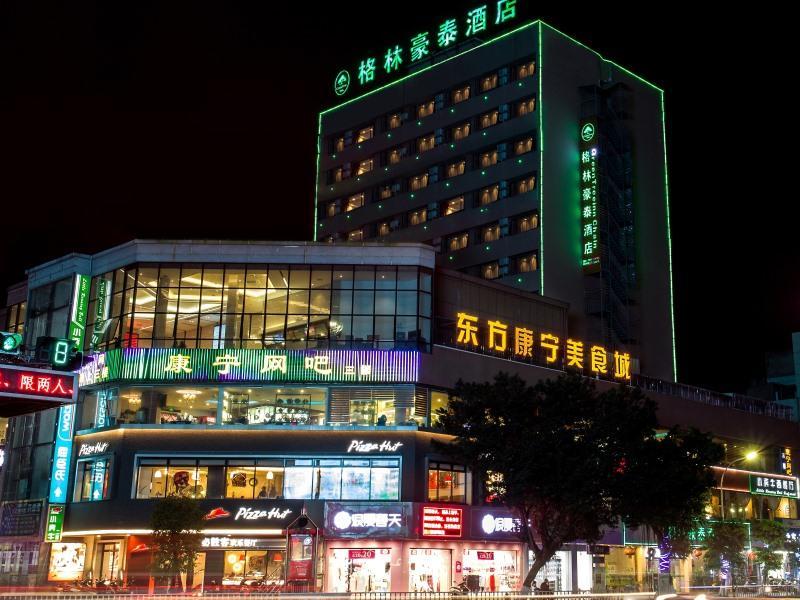 Greentree Inn Guangdong Jieyang Bus Terminal Station Ronghua Avenue Business Hotel Dış mekan fotoğraf